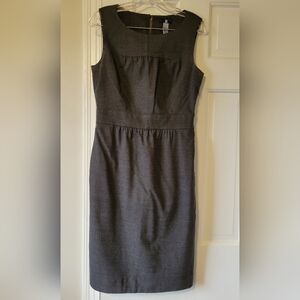 J. Crew Charcoal Strapless Dress